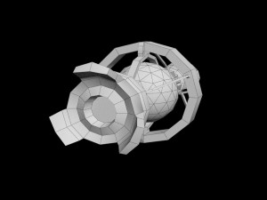 spaceship001 3D Model
