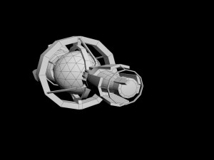 spaceship001 3D Model
