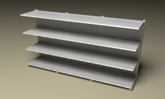 sales shelf 3D-Modell .c4d .max .obj .3ds .fbx .stl .blend 
