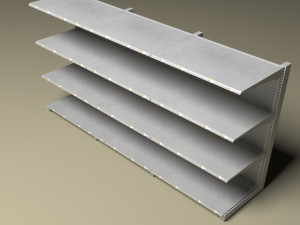 sales shelf 3D-Modell
