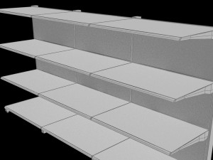 sales shelf 3D-Modell