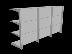 sales shelf 3D-Modell
