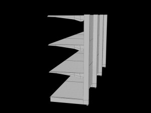 sales shelf 3D-Modell
