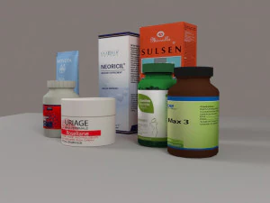 pharmacy products 3D Model