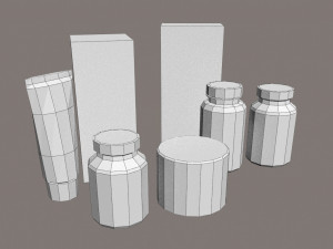 pharmacy products 3D-Modell