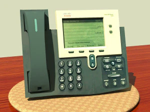 phone cisco 7942 3D Model