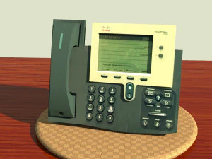 phone cisco 7942 3D Model