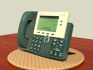 phone cisco 7942 3D Model