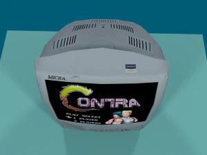 eski televizyon 3D Model