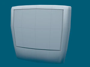 eski televizyon 3D Model
