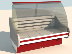 Shop refrigerator 3D-Modell