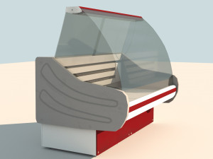 Shop refrigerator 3D-Modell