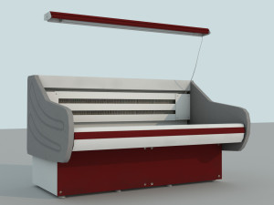 Shop refrigerator 3D-Modell