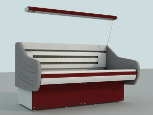 Shop refrigerator 3D Model