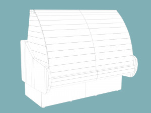 Shop refrigerator 3D-Modell