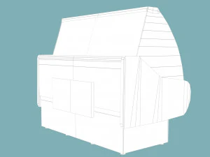 Shop refrigerator 3D Model