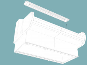 Shop refrigerator 3D-Modell