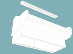Shop refrigerator 3D Model