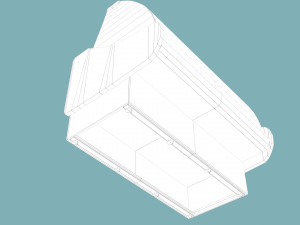 Shop refrigerator 3D-Modell