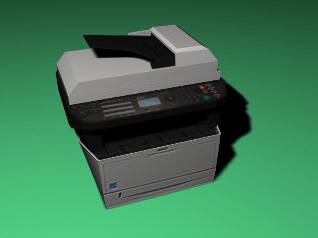 kyocera 3D Modell .c4d .max .obj .3ds .fbx .stl .blend 