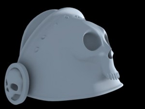 armor for shoulder Model 3D