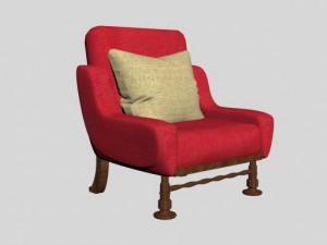 comfortable chair Modelo 3D