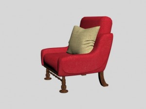 comfortable chair 3Dモデル