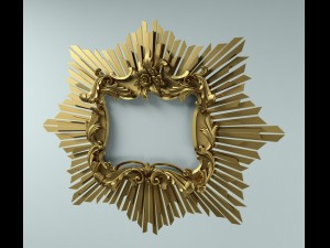 gold rama Modelo 3D