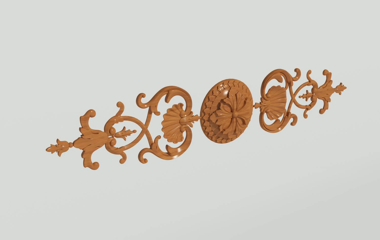 wood decor 3D Model .c4d .max .obj .3ds .fbx .stl .blend
