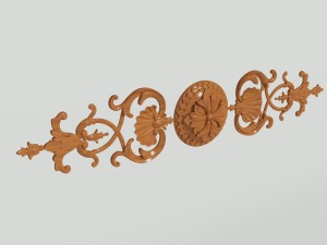 wood decor 3D Model