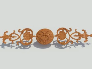 wood decor 3D Model