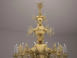 Kronleuchter 3D Modell