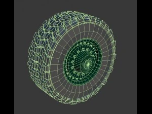 पहिया 3D मॉडल