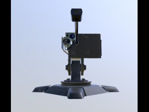 combat automatic turret 3D Model