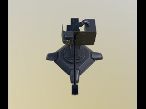 combat automatic turret 3D Model