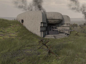 दीर्घकालिक अग्नि बिंदु बिंदु 3D मॉडल