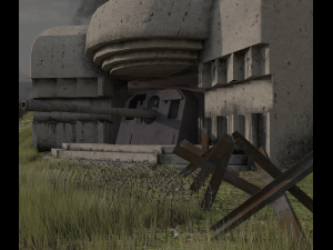 long-term fire point dot Modello 3D