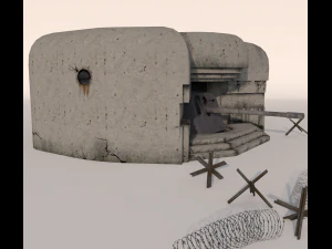 punto del punto di fuoco a lungo termine Modello 3D