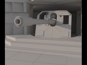 long-term fire point dot Modello 3D