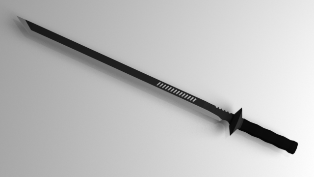 ninja blade 3D Модель .c4d .max .obj .3ds .fbx .stl .blend 