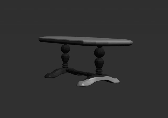 mesa Modelo 3D .c4d .max .obj .3ds .fbx .stl .blend