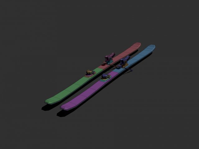 ski tvintip Model 3D .c4d .max .obj .3ds .fbx .stl .blend