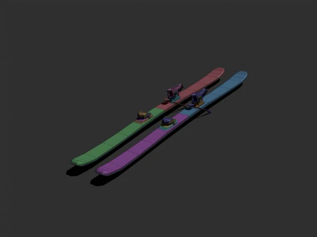 ski tvintip 3D Model .c4d .max .obj .3ds .fbx .stl .blend 