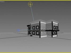 neoclassical hous 3Dモデル