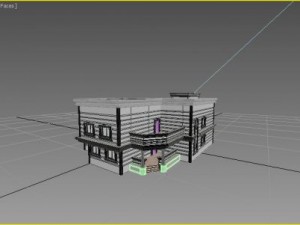 neoclassical hous 3Dモデル
