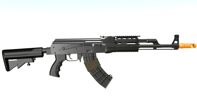 ak tactical 3Dモデル .c4d .max .obj .3ds .fbx .stl .blend 