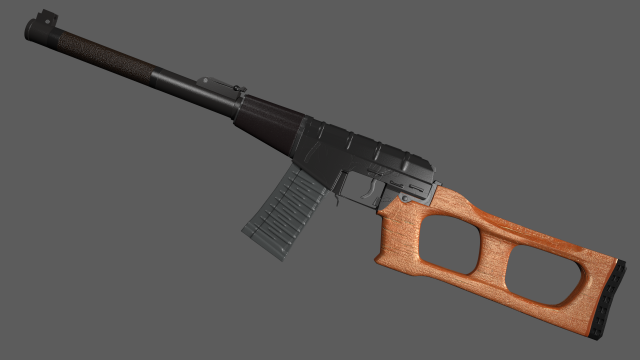 vss vintorez 3D 모델 .c4d .max .obj .3ds .fbx .stl .blend