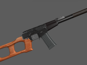 vss vintorez 3D 모델
