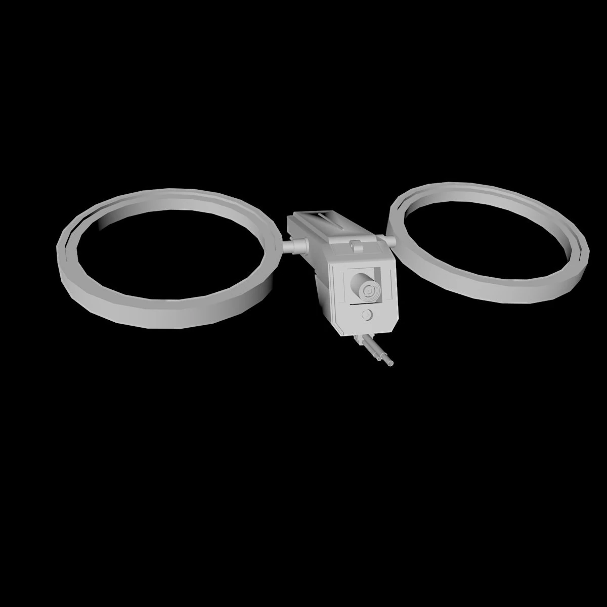 2 small drones 3D Model .c4d .max .obj .3ds .fbx .stl .blend 