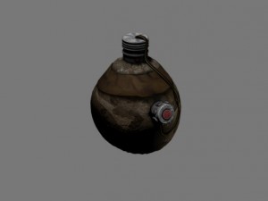 semtex grenade 3D Модель